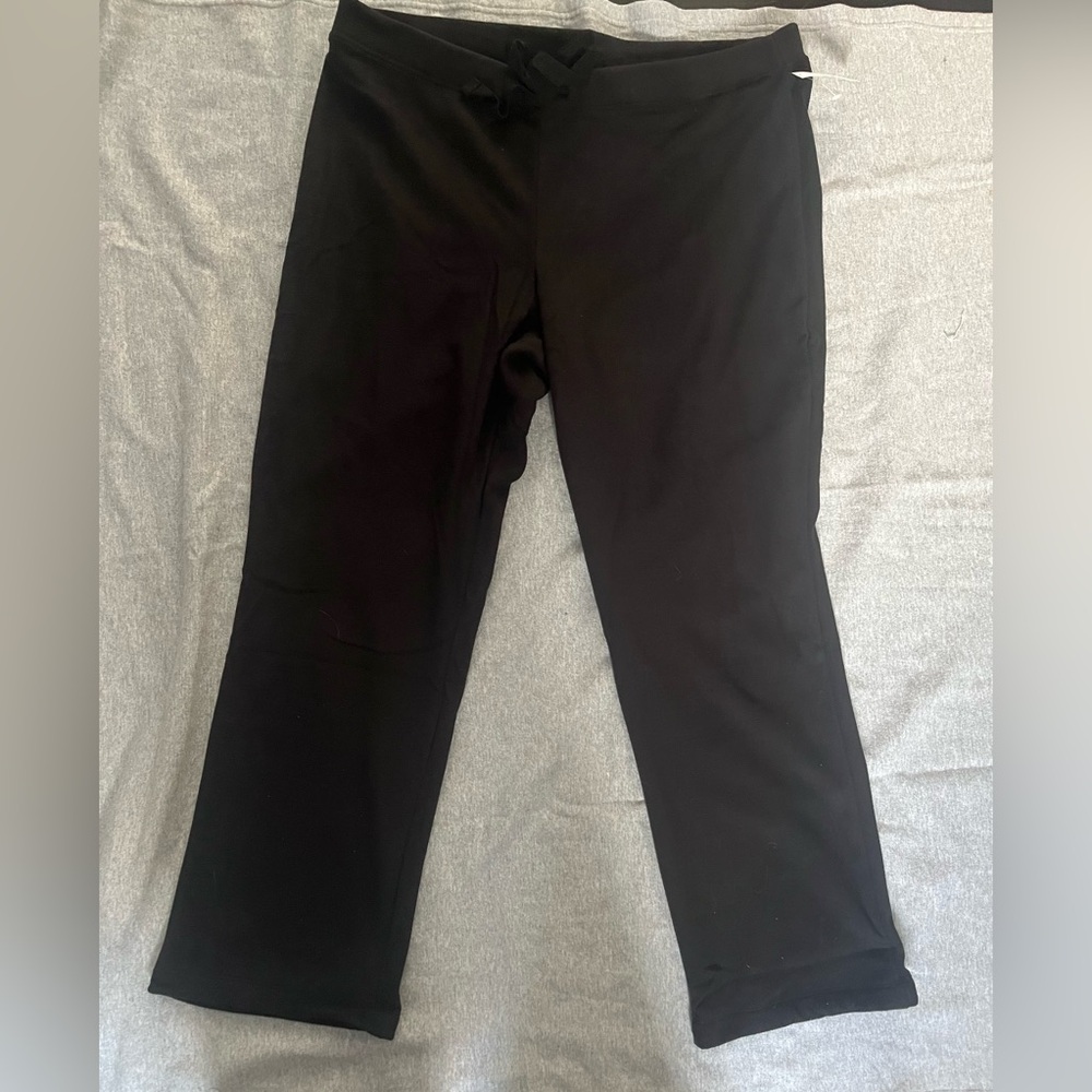 NWT Old Navy Men's Black Straight Leg Essential Joggers Pants Size XL